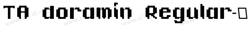 TA doramin Regular字体转换
